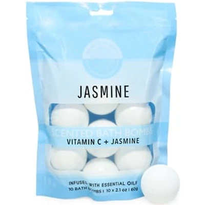 Vitamin C + Jasmine Scented Bath Bombs 10-Count