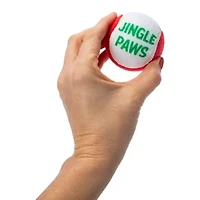 Christmas Tennis Balls Dog Toys 3-Count