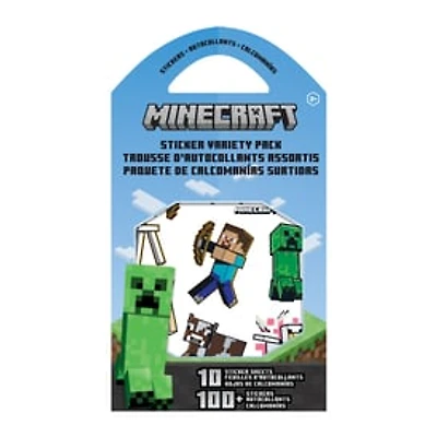 Minecraft™ Sticker Variety Pack With 100+ Stickers
