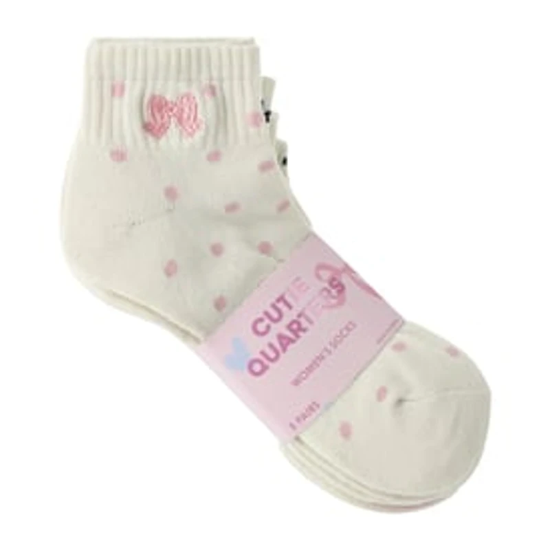 Juniors Cutie Quarters Socks 5-Pairs