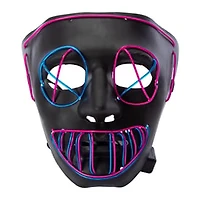Two-Tone LED Halloween Mask
