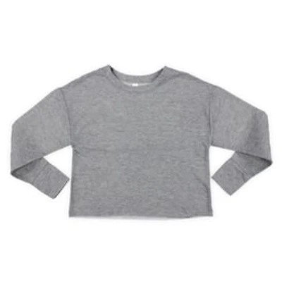 Juniors Cropped Sweatshirt Top