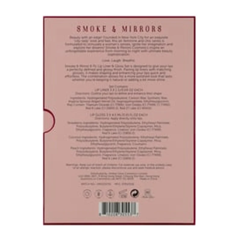 Smoke & Mirrors Lip Liner & Gloss Set 6-Pack