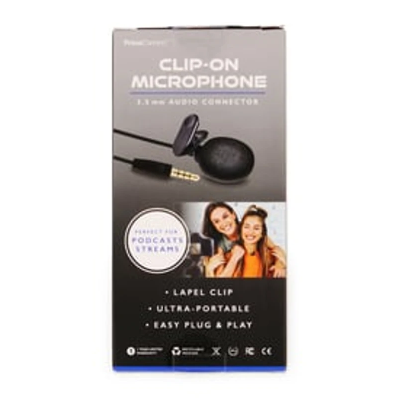 Clip-On Microphone 3.5Mm Audio Connector