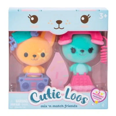 Cutie-Loos Mix 'N Match Friends 2-Count