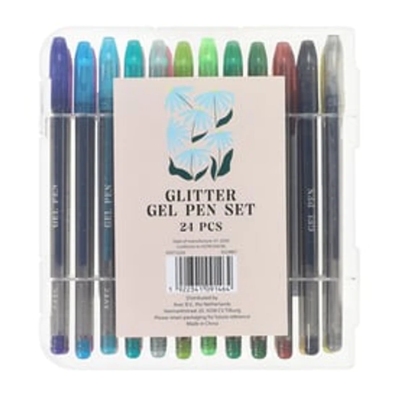 Glitter Gel Pen Set 24-Pack
