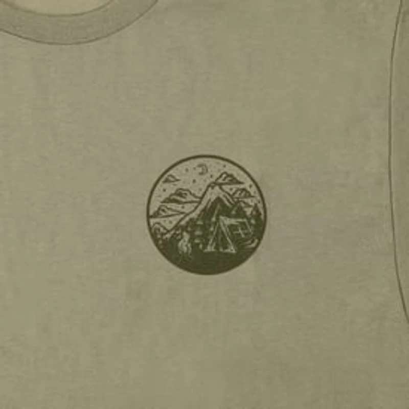 Campsite Circle Graphic Tee