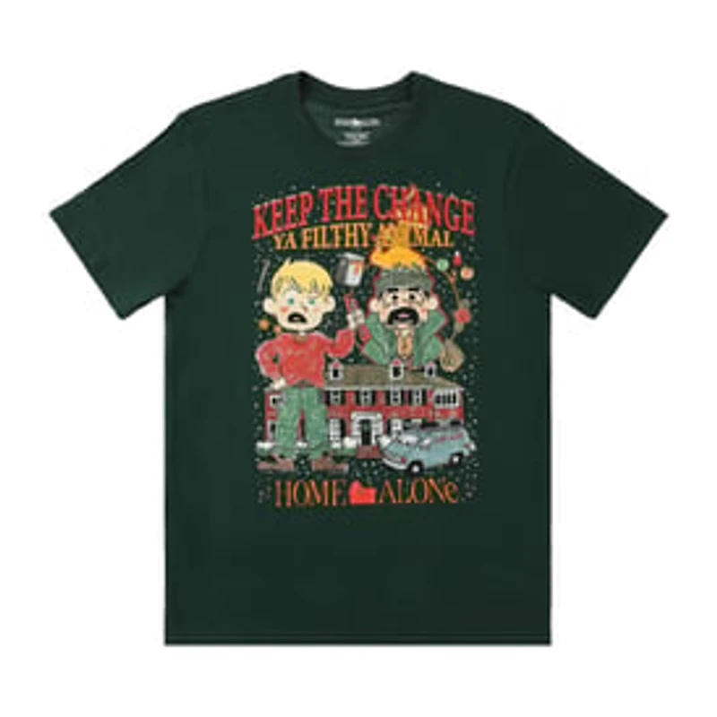 Home Alone Seasonal Keep The Change Graphic Tee