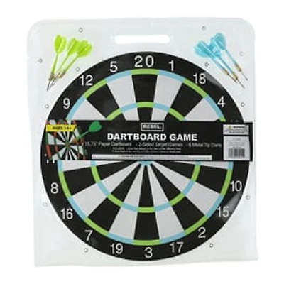 2-Sided Dartboard Game Set 16in