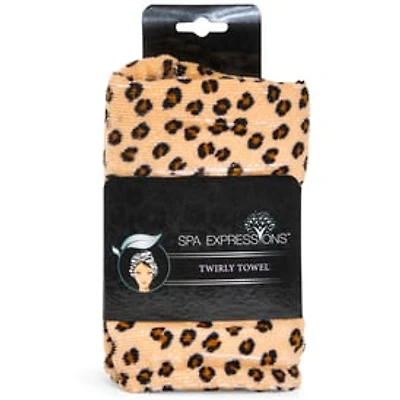 Spa Expressions™ Twirly Towel® Animal Print Hair Towel