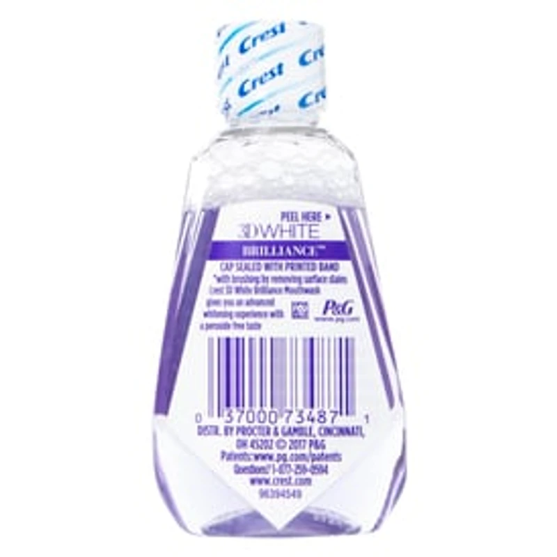Crest® 3D White™ Brilliance™ Mouthwash 1.2oz Travel Size