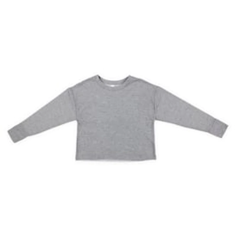 Juniors Cropped Sweatshirt Top