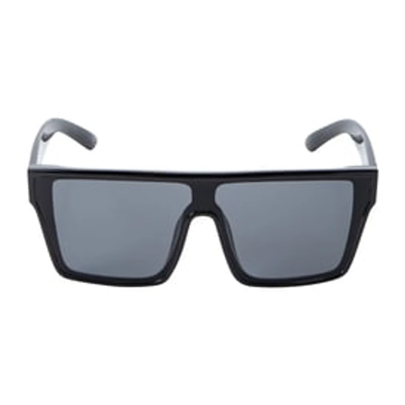 Juniors Plastic Oversized Shield Sunglasses