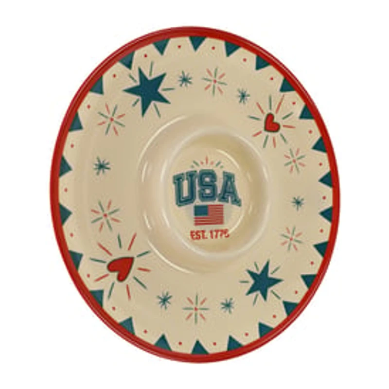 American Chip And Dip Tray