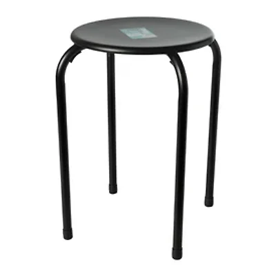Solid Color Metal Stool 11in x 17in