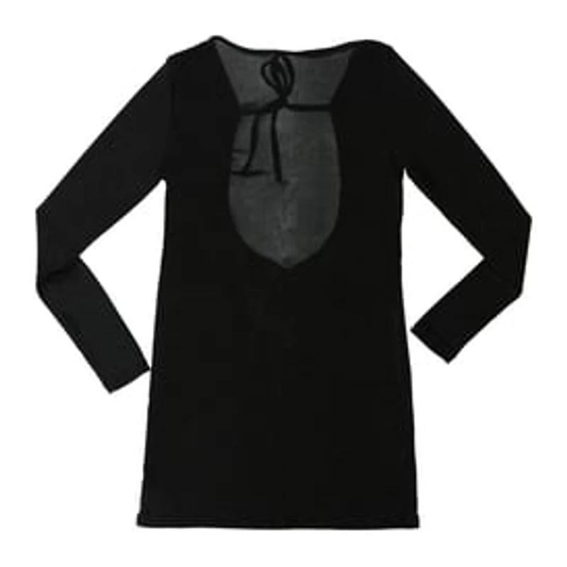 Long-Sleeve Mini Dress