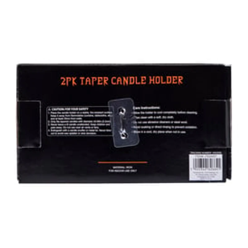 Halloween Taper Candle Holder 2-Pack