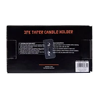 Halloween Taper Candle Holder 2-Pack