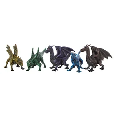 5-Pack My Mini Dragons Toy Set