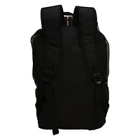 Grey & Navy Single Pals Webbing Backpack 16in
