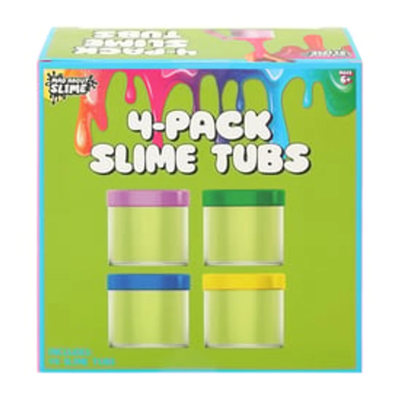 Mad About Slime Slime Tubs 4-Pack