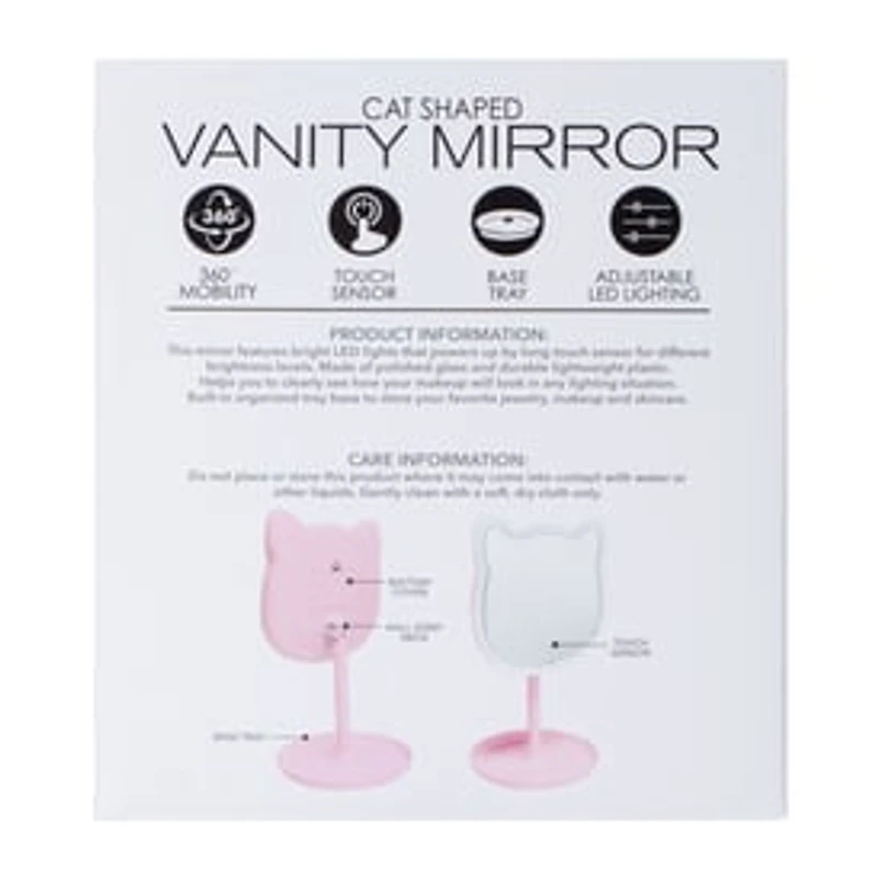 Cat Shaped Vanity Mirror