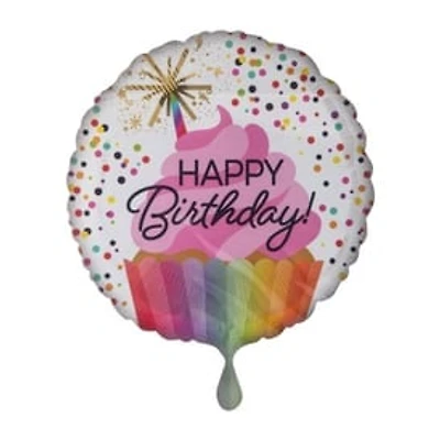 INFLATED Happy Birthday Standard Decorative Balloon