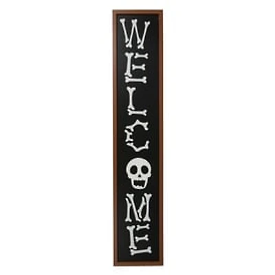 Halloween Welcome Porch Board Sign 48in