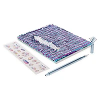 My Sequin Diary Set w/ Flip Journal & Accessories