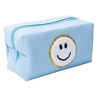 Icon Patchwork Cosmetic Bag With Hair Comb