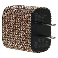 USB-A & USB-C Bling Dual Wall Charger 3.1 Amp