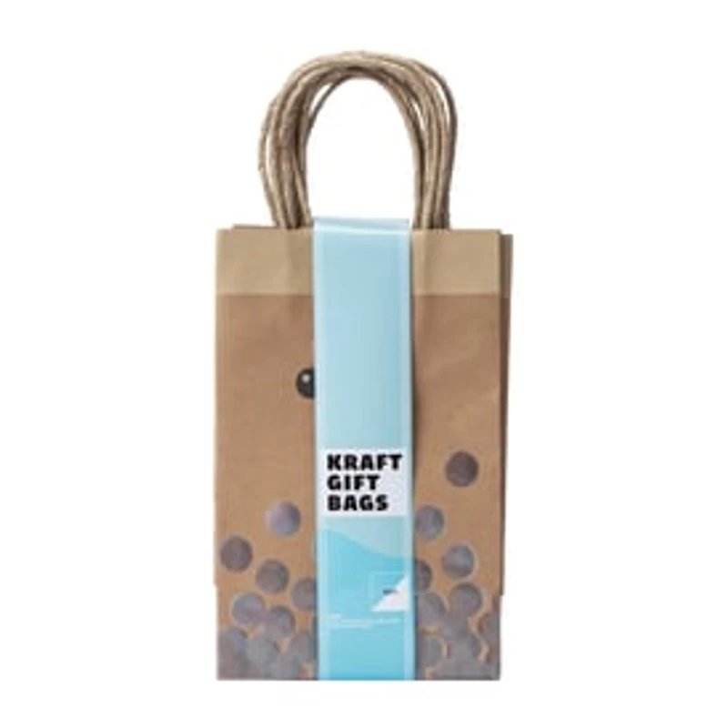 Kraft Gift Bags 10-Count