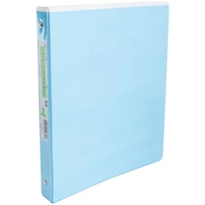 Neon Clear View 3-Ring Binder w/ Pockets 1in