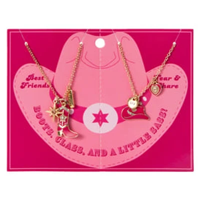 Western Tear & Share Friendship Necklace Set 2-Count