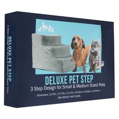 Deluxe 3-Step Pet Stairs 13.75in x 11.75in