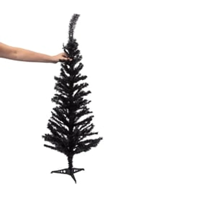 Halloween-Themed Black Tree 4ft