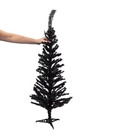 Halloween-Themed Black Tree 4ft