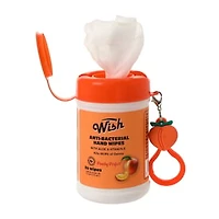 Wish Peachy Perfect Anti-Bacterial Hand Wipes 20-Pack