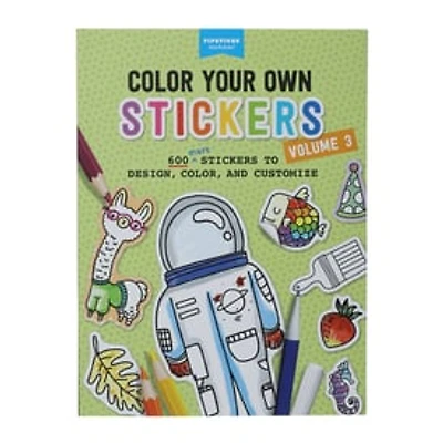 Color Your Own Stickers Volume 3 Book 600-Count