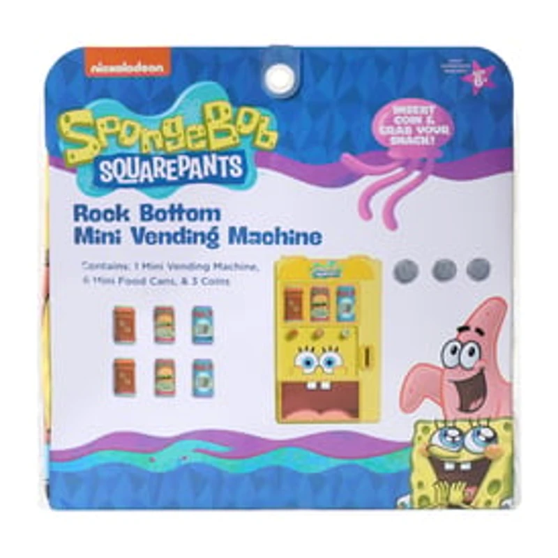 SpongeBob SquarePants™ Rock Bottom Mini Vending Machine Set
