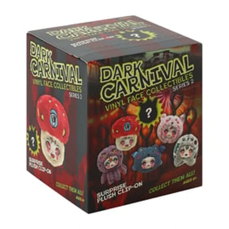 Dark Carnival Vinyl Face Collectible Surprise Plush Clip-On (Styles May Vary)