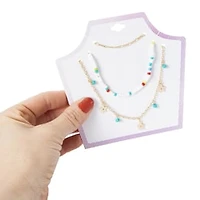 Layered Bead & Chain Necklace Set 3-Piece