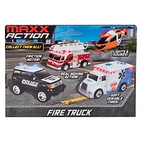 Fire Truck Friction Vehicle
