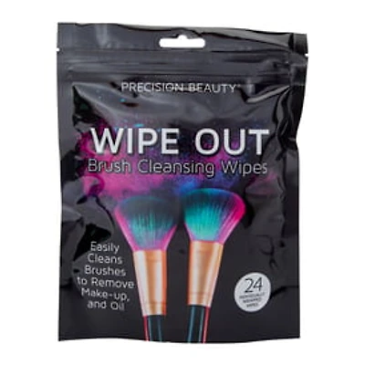Precision Beauty® 24-Count Makeup Brush Cleansing Wipes