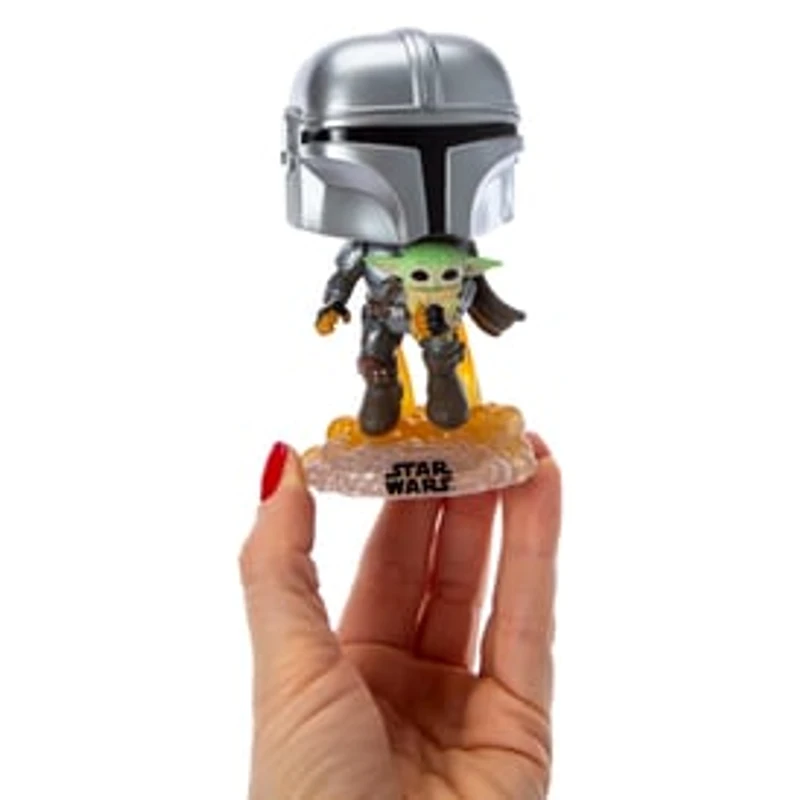 Funko Pop! Star Wars The Mandalorian With The Child Bobble-Head