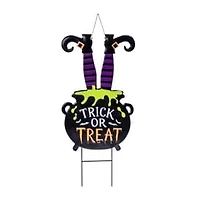 Halloween Trick Or Treat Metal Stake