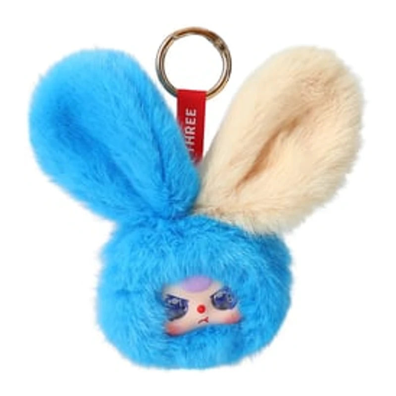 Baby Three Petit Macaron Cute Bunny Head V2 Plush Blind Box (Styles May Vary)