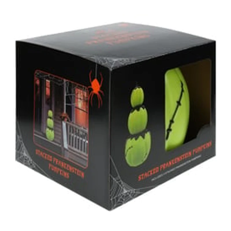 Stacked Frankenstein Pumpkins 3-Pack