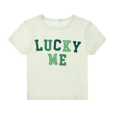 Juniors Lucky Me Graphic Tee