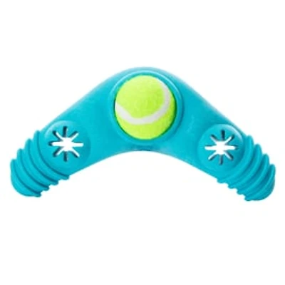 Rubber Boomerang Dog Toy 7.67in x 3.74in